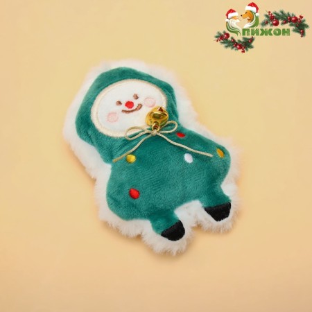 New Year. A toy for cats with cat mint "Christmas tree", 11 cm