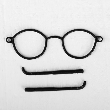 Glasses for toys, set 4 pcs., Black color-3