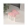 Coramics Coramics "Figure bean" Pink mother -of -pearl 7.3x7.3x4.5 cm
