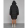 Coat insulated winter female, size 42, black color