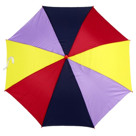 Rainbow umbrella, semi-automatic, with a whistle, r = 38cm, the color of mix-20