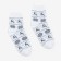 Women's socks "deer" color white, size 23-25