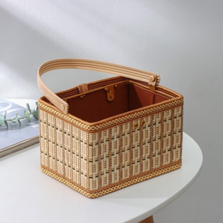 Basket for storage of the shares Nature, 19 × 14 × 12, bamboo-2