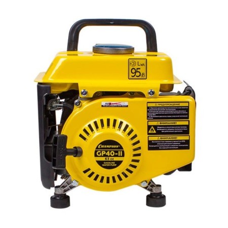Motopop gasoline Champion GP40-II, pure water, 2 hp, 250 l/min, 6/20 m-2