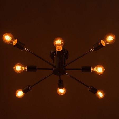 Ceiling chandelier "Orion" 8x60W E27 Color: Chrome-2