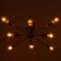 Ceiling chandelier "Orion" 8x60W E27 Color: Chrome
