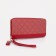 Women's wallet with lightning, red color