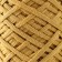 Knitting cord 100% polyester, width 3 mm 100m (gold)
