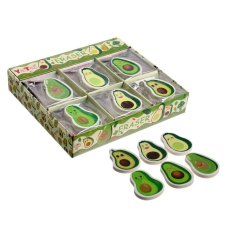 Figure eraser "Avocado", mix (barcode on a piece)