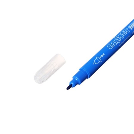 Flomasters bilateral 24 colors, Carioca "Birello", 2.6 / 4.7 mm, washed off, non -toxic ink, cardboard envelope-4