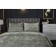 A set with a blanket "Fernand", size 240x260 cm, 50x70 cm - 2 pcs, emerald color