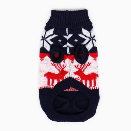 Sweater "Running Deer", L (DS 30, Osh 30, OG 45 cm), blue-4