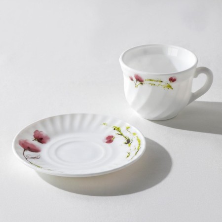 Service table shares "Tender poppies", 37 items, glass ceramics-3