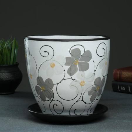 Pot Flower violet daytime 5l with stand-4