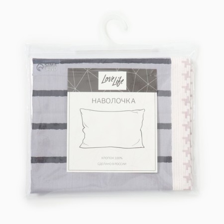 Pillowcase Lovelife "ethnic" 50*70, 100%cotton, satin, 125g/m²-2