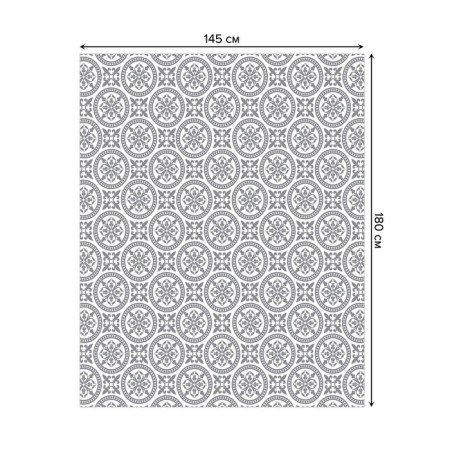 The tablecloth “Classic ornament”, rectangular, Saten, size 145x180 cm-1