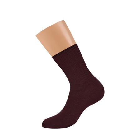 Women's socks mini cotone, size 39-41, color Bordo-1