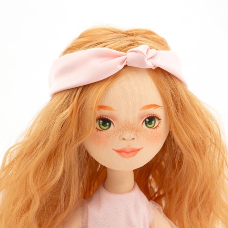 Sunny soft doll "in a light pink dress", 32 cm-4