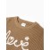 Jumper Kroshka I'm Love, r.80-86 cm, beige