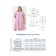Women's dress, size 58, pink color