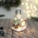 Ball plastic light D-8 cm "time of miracles" Christmas tree and snow, transparent