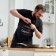 Apron Ethel "The Best Dad" 73x71 cm, 100% cotton, reps 210 g/m2