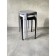Round stool in the Max bath, gray