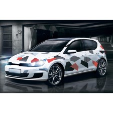 Set of stickers for the body of the car 