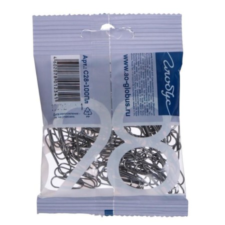 Office clerk Globus, 100 pcs., 28 mm, without covering, Floo-pack-1