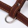 Leather slide "Walking", 2 cm, Osh 46-58 cm, og 78-85 cm, brown