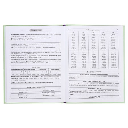 Diary Solid Cover 1-11 grade 48 sheets, "Compass", Cardboard 7BC cover, matte lamination, selective UV-lak, cheat sheet-8