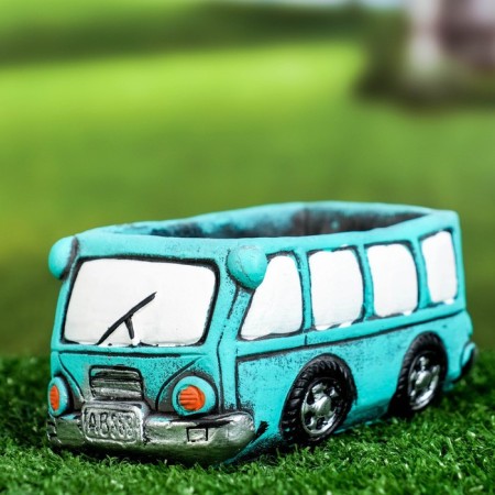 Pot "Bus Bon" Green, 14x8x7cm-1