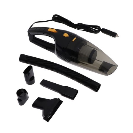 Car vacuum cleaner, 5 nozzles, 140 watts, 12 V, black-1