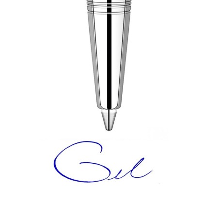 Gel rod Parker Quink Gel, 98 mm, 0.7 mm, metal, blue ink-3