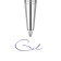 Gel rod Parker Quink Gel, 98 mm, 0.7 mm, metal, blue ink
