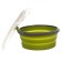 Folding container with a lid, 550 ml, olive color