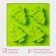 The form for baking the deed "New Year. Christmas trees ”, silicone, 18 × 18 cm, 4 cells, green color