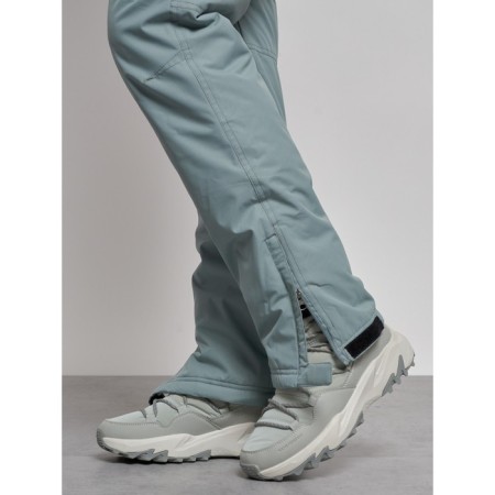 Semi-combinezone ski insulated female winter, size 50, color light gray-16