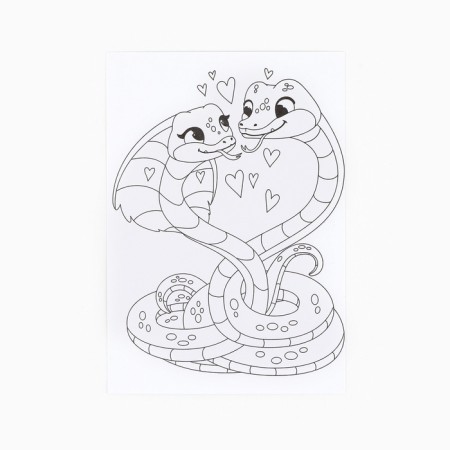 New Year's coloring anti -stress. Postcards for inspiration "Waiting for the New Year", A6-16