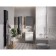 Tumbling under the Aquaton sink Scandil Doors, 55 cm, white gloss color, oak Verona