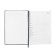 Diary Leduced A5 160 sheets attomex.visa, solid cover of artificial leather with foam rubber, liesse, block 70 g/m2, black