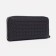 Women's wallet with lightning, black color