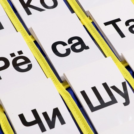 Набор дидактический «Кассы букв и слогов», цвета МИКС-4