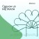 Decorative fence, 62 × 450 cm, 5 sections, metal, green, Pavlin-2, Greengo