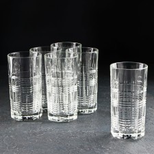 Set of high glass glasses Dallas, 380 ml, 6 pcs