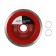 Disk diamond cutting scrap, continuous, wet cut, 125 x 22 mm