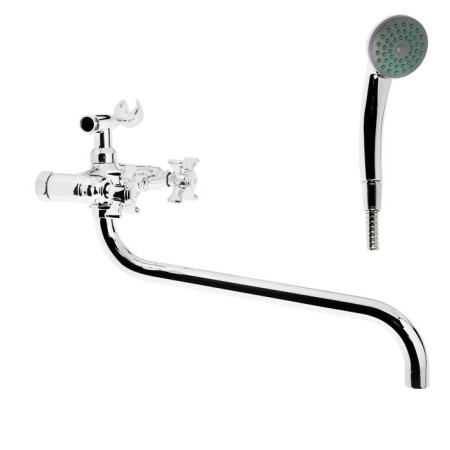 Accoona A7370 bath mixer, two -wound, brass, chrome