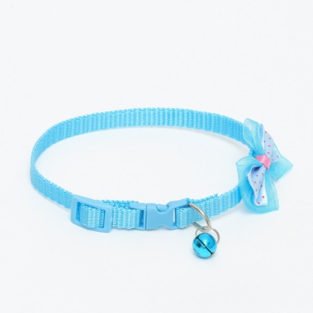 Collar "tenderness" with a bow, 30 x 1 cm, mix of flowers-2