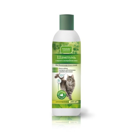Pchelodar Professional shampoo for long -haired cats, with perga and needles, 250 ml