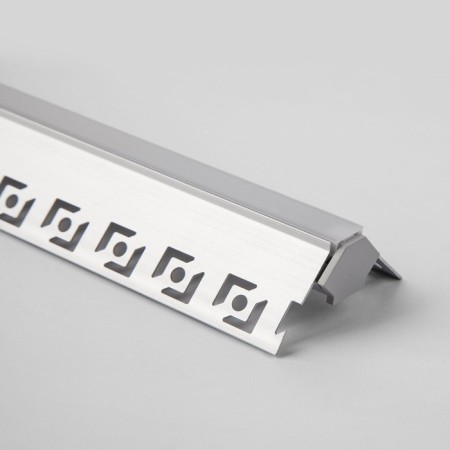 Built-in angular aluminum profile (external angle) for Elektrostandard LED tape, LL-2-ALP015, 2 m, color gray color-1